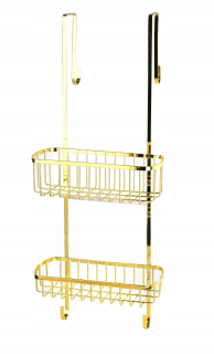 Carl Gold Kúpeľňa políčka H53x22x10cm 2 úrovne