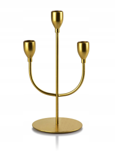 Svietník na stôl - Svietnik Candlestick Mondex 25,5 cm 3 sviečky
