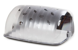 Berossi Single -Piece Breadbug Black Brim, priehľadný plast