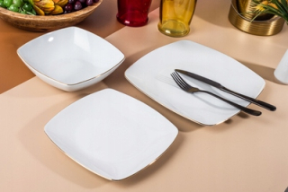 Porcelán, servis - Večera Ćmielów AKCENT 18 ks.