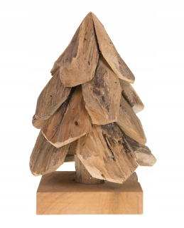 Vianočný stromček - 3D drevený vianočný stromček 21 cm