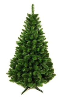 Vianočný stromček - Umelý vianočný stromček- Delux borovica na stánku 200 cm
