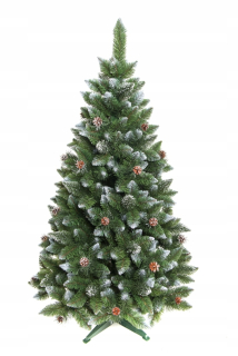 Vianočný stromček - Umelá DIAMANTOVÁ BOROVICA 120 cm