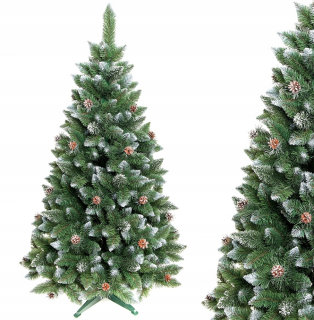 Vianočný stromček - Umelá DIAMANTOVÁ BOROVICA 160 cm