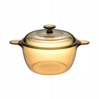 Hrniec, kastrol -  Classic Visions sklo Pot s vekom 1.5L