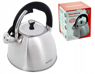 Čajník, kanvica na čaj -  Kanvica 2,2 litra Whistle Indukcia Plyn Klausberg 409