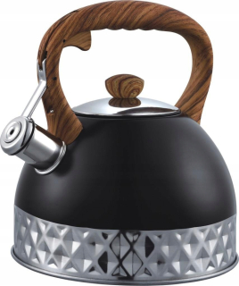 Čajník, kanvica na čaj -  2,5l kanvica s plynovým štýlovou píšťalou + indukcia