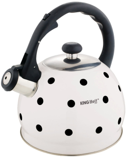 Čajník, kanvica na čaj -  KETTLE 2L Oceľ s píšťalkou PLYNOVÁ indukcia