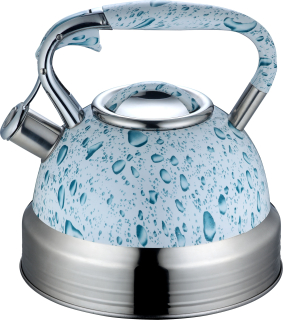 Čajník, kanvica na čaj -  KETTLE 3,5L ŠTÝLOVÝ mramorový plyn + INDUKCIA