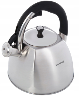 Čajník, kanvica na čaj -  Kanvica 3 L Indukcia Satin Silver Square 7015