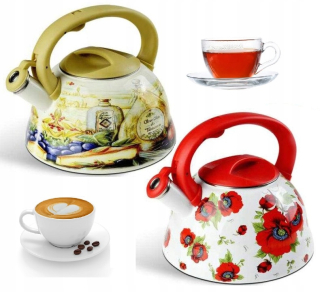 Čajník, kanvica na čaj - Kanvica 3L Smalt Edenberga Mix Pattern Indukčné Wawa