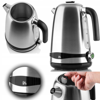 Čajník, kanvica na čaj - Varná kanvica Temp 1,7 l 2200W INOX