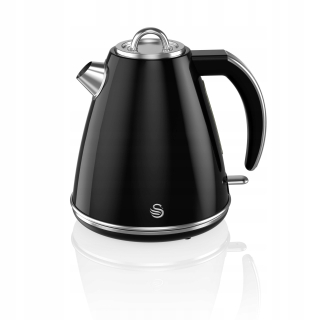 Čajník, kanvica na čaj - Varná kanvica Retro Retro 1,5 L Black 3000W