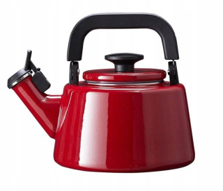 Čajník, kanvica na čaj - Garden Kanvica Forchetto Moderno Red 2,1 l