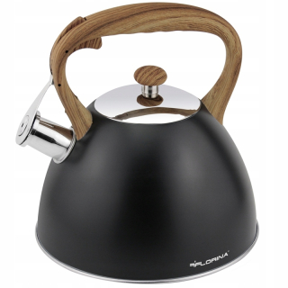 Čajník, kanvica na čaj - Kanvica Florina Frank 2,5L Indukčné Black Mat
