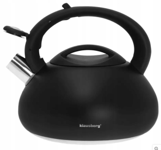 Tradičná kanvica Klausberg 2,7 l čierna