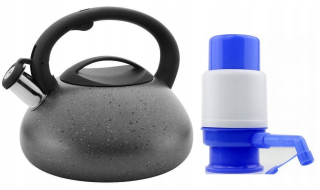 Čajník, kanvica na čaj -  Lava z nerezovej ocele kanvice Gray Florina 2,5l + hra