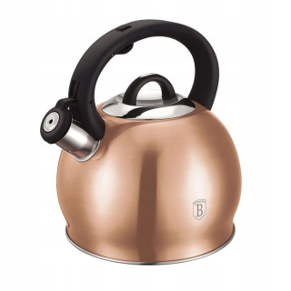 Čajník, kanvica na čaj - Oceľ kanvica 3.0L Berlinger Haus Rosegold BH-10