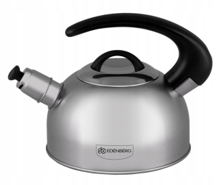 Čajník, kanvica na čaj -  KETTLE 2 L oceľ s píšťalkou Indukčný plyn