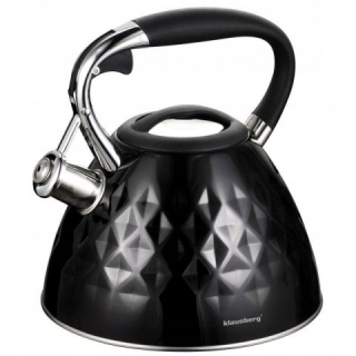 Čajník, kanvica na čaj - Kanvica s píšťalkou 2.7l Stal Klausberg 7455 Wawa