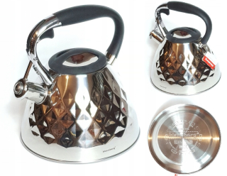 Tradičná kanvica Klausberg 3 L Chrome