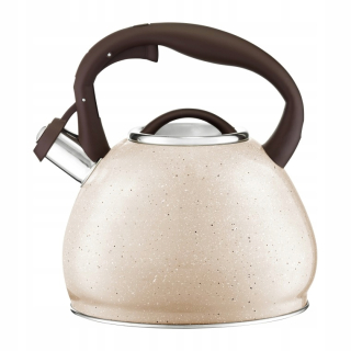 Čajník, kanvica na čaj - Kanvica s Brown Stone a veľkého 3,4 L ocele
