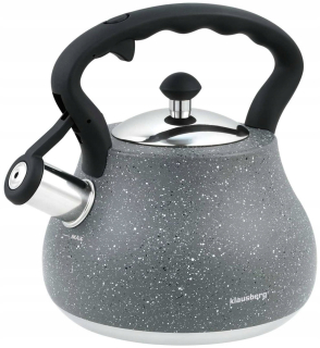 Čajník, kanvica na čaj - Kanvica s Klausberg 2,7 l whistle KB-7447