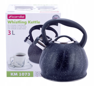 Čajník, kanvica na čaj - Kanvica s plynovou píšťalou indukciou 3.0 l kamille