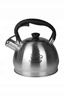 Čajník, kanvica na čaj -  Kanvica s píšťalkou ocele 1.8L plynu indukcie KB-7044
