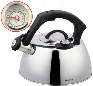 Čajník, kanvica na čaj - Kanvica s teplomerom KLAUSBERG 3L KB-7370