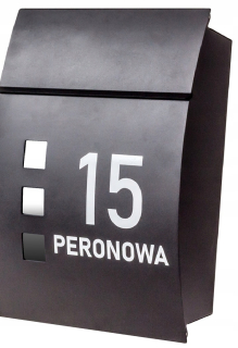 Poštová schránka - Black list box akýkoľvek nápis číslo ulice