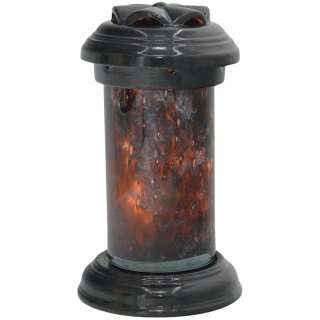 Keramická sviečka Decor Pipe, LP39 čierna