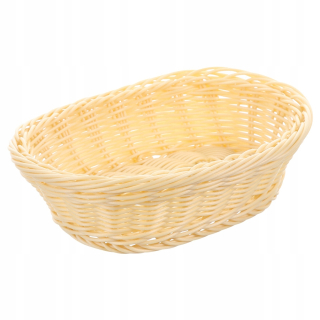 Kôš, košík - Imitácia Rattan Storage Basket tkaného koša