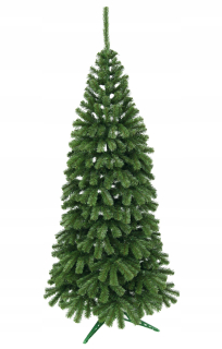 Vianočný stromček - Umelý vianočný stromček smrek 180 cm úzky + stojan