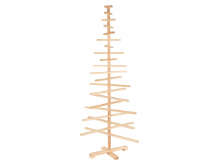 Vianočný stromček - Drevený vianočný stromček 100 cm.Vianočná dekorácia