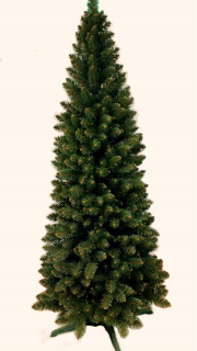 Vianočný stromček - Úzky kužeľový vianočný stromček * Ania * výška 220 cm. + kužele