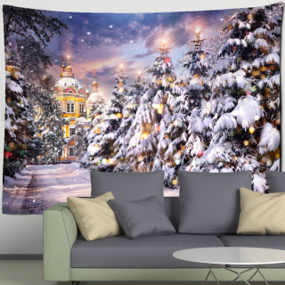 Séria vianočných stromčekov Tapestry Wall zavesenie Čechia
