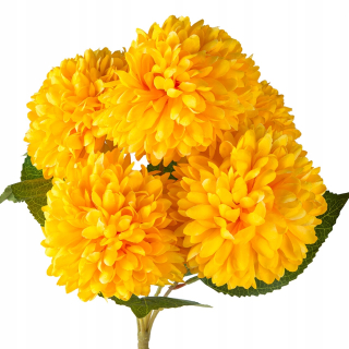 Chrysanthemumy kytica kvetov umelé chryzantémum