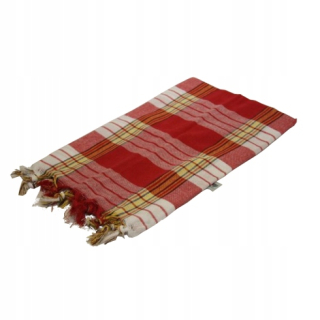 Hammam Headscarf pre saunu 80 x 170 cm Red Bassau