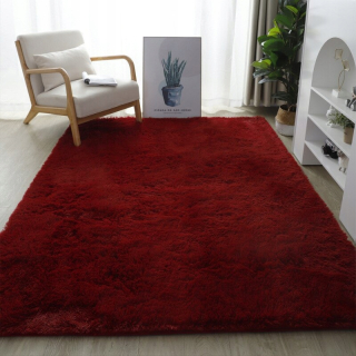 Tmavo červený štýl 600 mmx1600 mm mäkké dlhé Taliansko