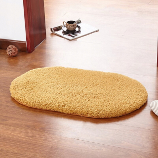 Tmavý štýl Khaki 600 mmx1600mm mäkké rohože na kúpanie