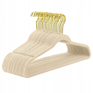 Vešiak - Tmavý štýl khaki anti -slip vešiak na oblečenie