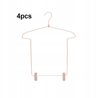 Vešiak - Tmavý štýl khaki set Lothes Metal Hanger n