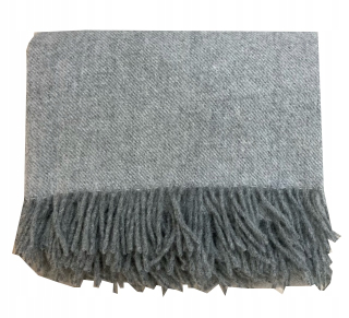 Prikrývka na posteľ - Prikrývka FPH Bark Wool 200 x 160 cm odtiene šedej