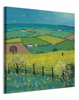 Jo Grudy Farebné polia - obrázok na plátne 85x85cm