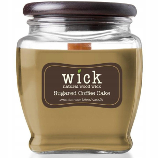 Tradičná sviečka Suged Coffee Cake Wick Sviečka 1 ks.