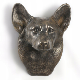 Corgi Pembroke Busta zavesenie sošky figuríny