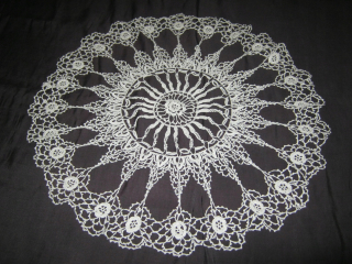 Behun na stol - Biely behúň 58 x 58 cm