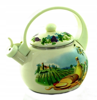 Čajník, kanvica na čaj - Kanvica smalt 2,2 L Smaltované plynu Indukčné 1714