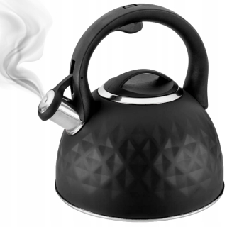 Čajník, kanvica na čaj -  Kanvica Florina Diamante Gaz Indukčné 2,6L Black
